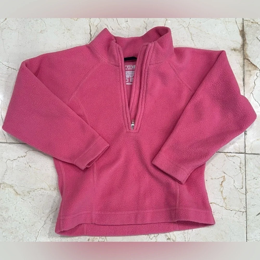 Obermeyer girl pink sparkly sweater pink‎ size S